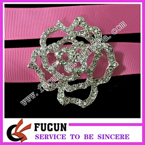 rhinestone mental lapel pearl brooch pin for wedding invitation