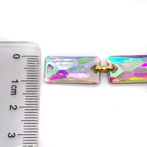 Handmade  AB clear resin Rhinestone Trim