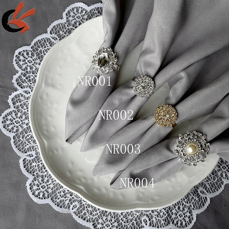 Crystal acrylic napkin ring for Embellishing a Holiday Table or Display