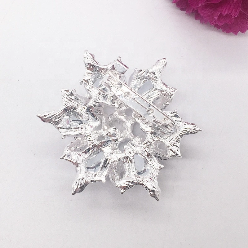 Wholesale hot handmade new fashion design opal flower brooch pins