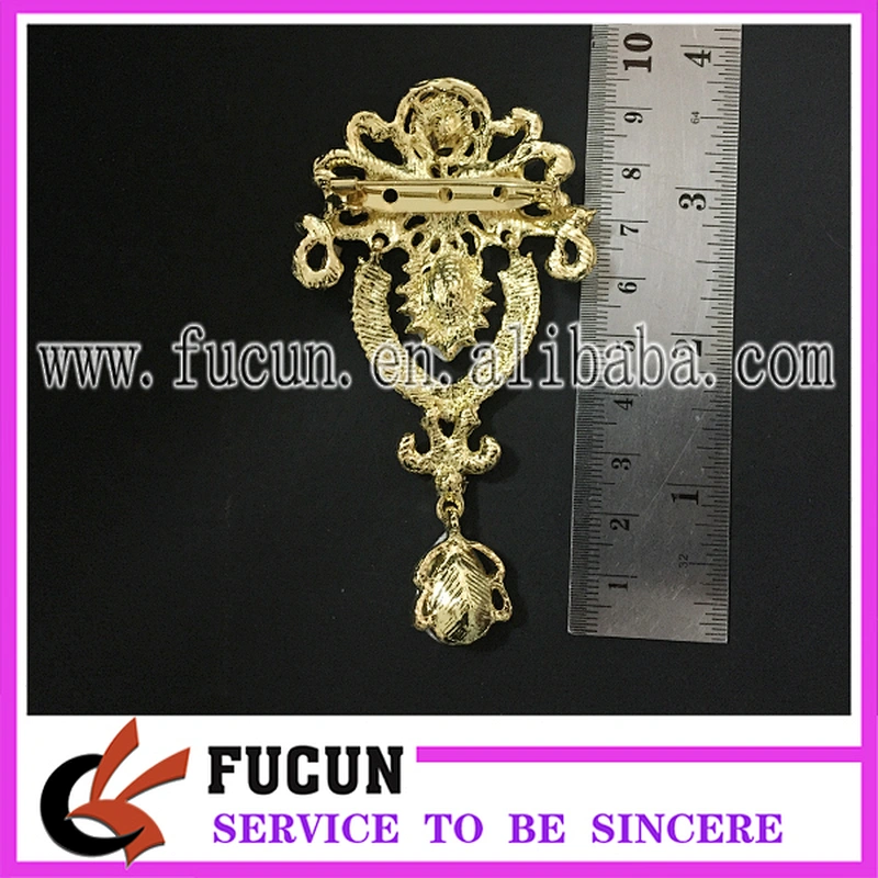 Fashion design best quality cheap crystal wedding brooch bulk rhinestone brooch