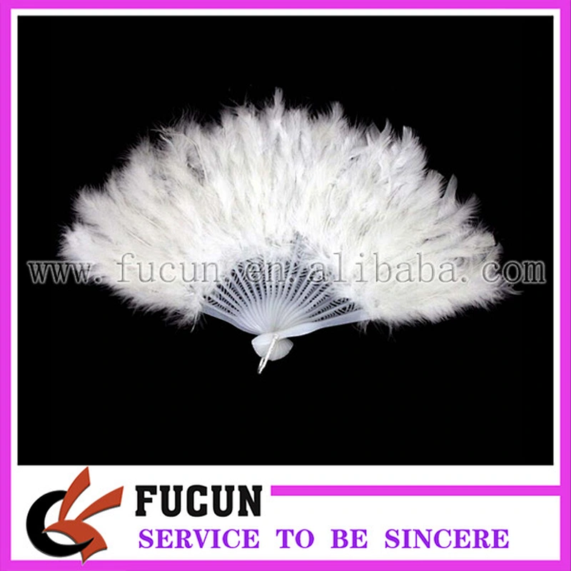 Soft Fluffy Lady Burlesque Wedding Hand Fancy Dress Costume Dance Feather Fan