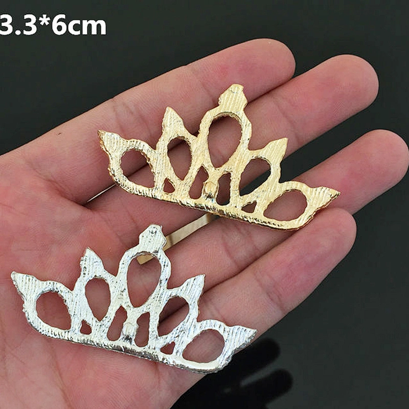 Make in China Unique Flat Back Rhinestone Tiara Princess Crown Buckle
