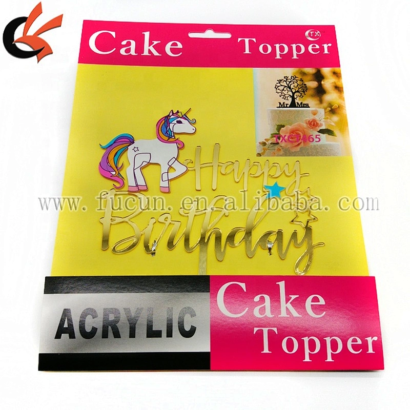 Kid Birthday Party Decoration Unicorn Acrylic cake topper