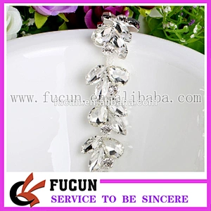 wedding dress decorative colors rhinestone chain