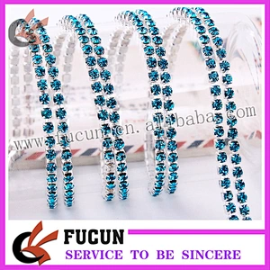 sparse rhinestone cup chain for dress for garment for saddle for shoes decoration