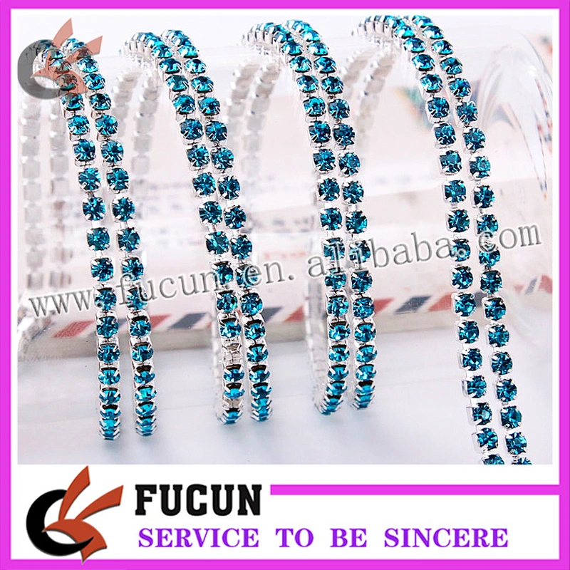 sparse rhinestone cup chain for dress for garment for saddle for shoes decoration