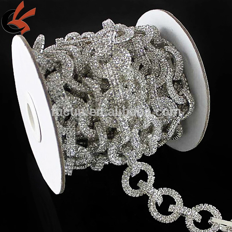 circle clear rhinestone spare cup chain rhinestone trimming