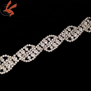 Carnival Wedding shining Crystal Rhinestone Chain Trimming