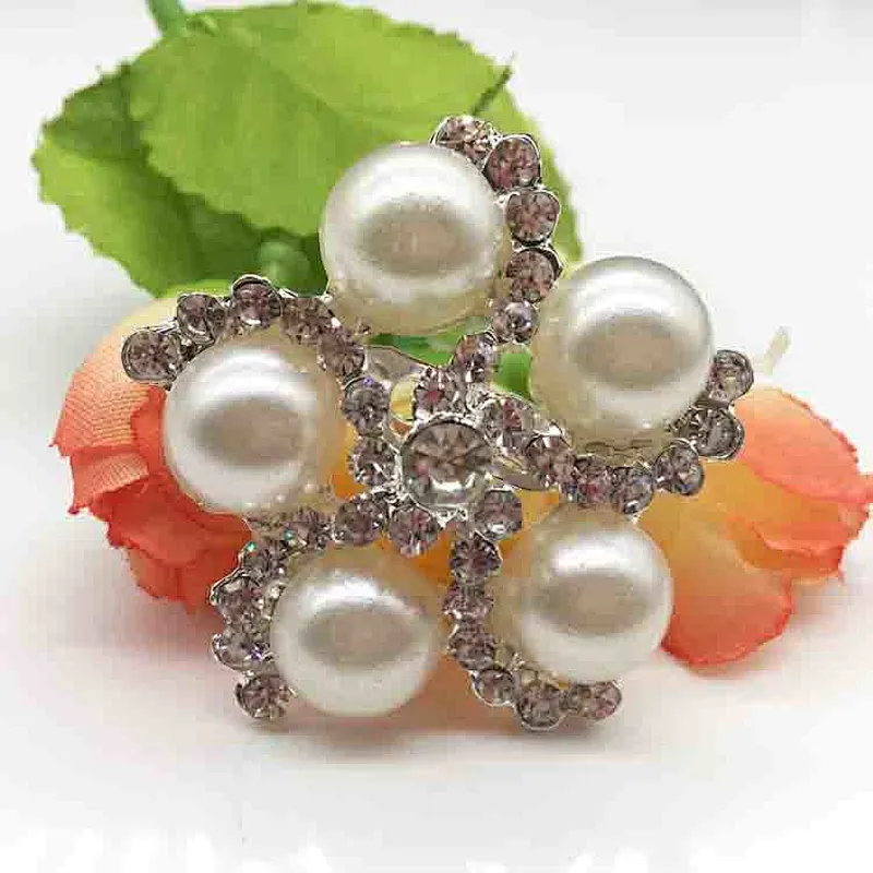 2019 fashion hot sale silver metal wedding jewelry  rhinestone brooch