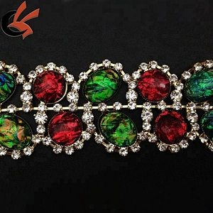 Foil Resin Colors Crystal Trim Rhinestone Trim rhinestone trimming