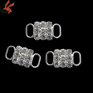 22mm Crystal Rhinestone Buckle connector bikini center connector