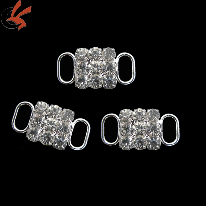 22mm Crystal Rhinestone Buckle connector bikini center connector
