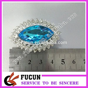shiny beautiful factory price crystal women scarf buckle clip wholesale
