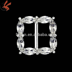 hot sale new crystal rhinestone buckles slider for wedding invitation,dress,bag
