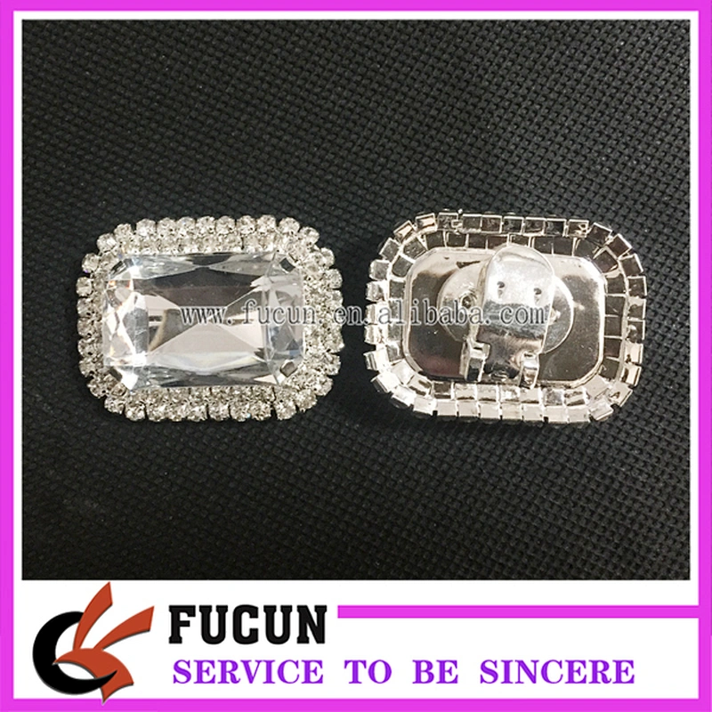 jewelry factory fashion cheap rhinestone sandal buckle shoe decorative crystal buckle