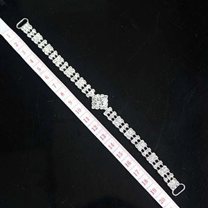 wholesale on Alibaba 2018 new unique design crystal rhinestone bikini connector for swimwear