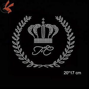 hot fix rhinestone motif for t-shirt decoration
