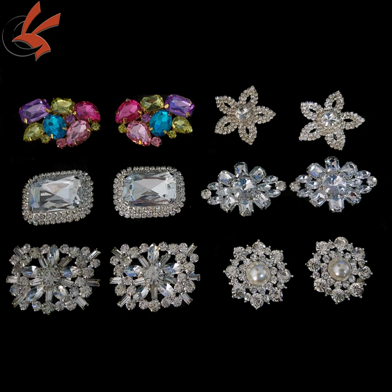 2019 high heel decorative jewelry crystal rhinestone shoe clip