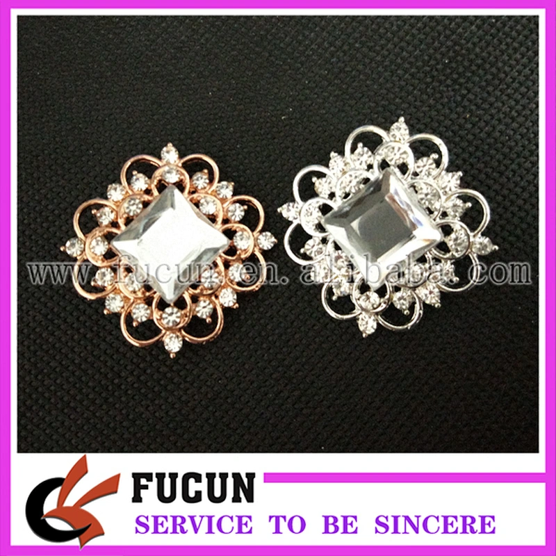 Wholesale Rhinestone Vintage Invitation Buckles Vintage Style Wedding Bling Craft Supplies Buckle Slider