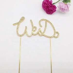 Valentine's Day Occasion rhinestone marriage proposal We Do wedding cake topper