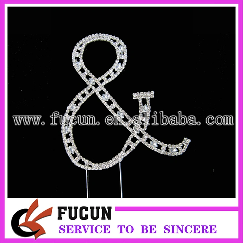 wholesale Large Rhinestone Silver Crystal Sweet Sixteen 16 Birthday Number Cake Topper