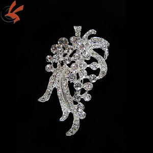 grape shape rhinestone brooch for sale