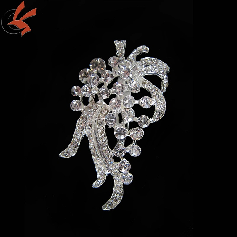 grape shape rhinestone brooch for sale