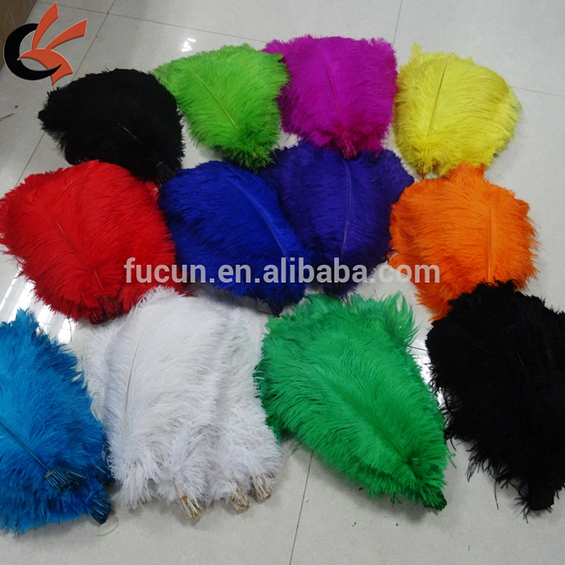 High quality dyed colors and white ostrich feather For Carnival Costumes