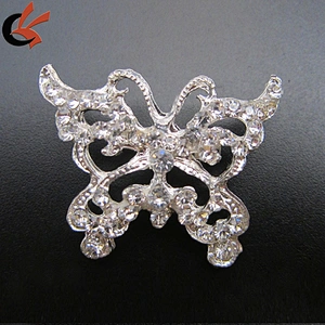 wholesale little butterfly rhinestone brooch for decoration