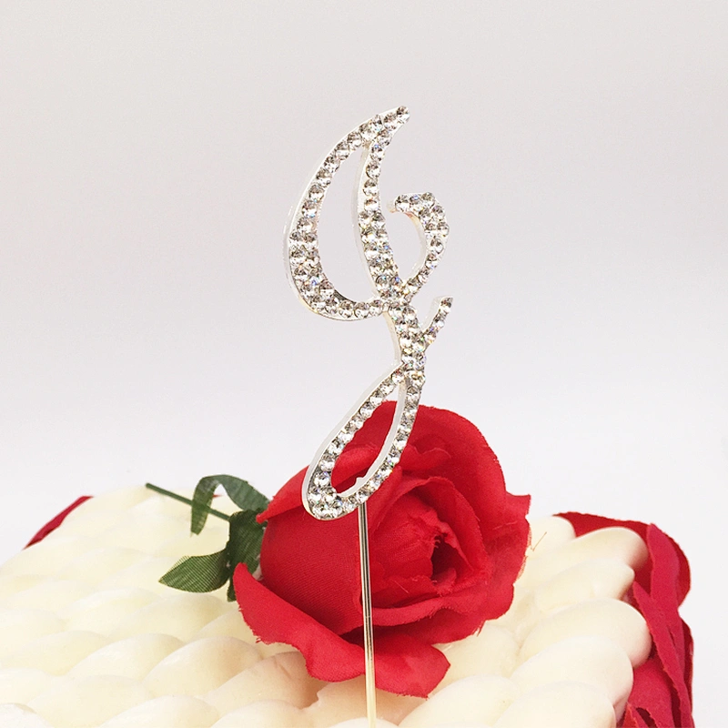 Wholesale Cake Decorating Birthday Party Accessories Rhinestone Style Cake Topper