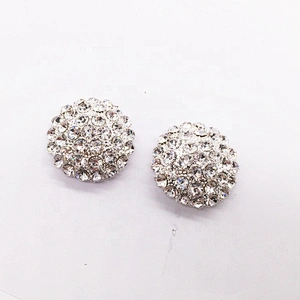 wholesale metal material shoe clip accessories rhinestone round arch shoe buckle style for shoes