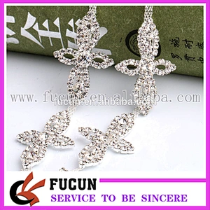 Rhinestone Crystal Wedding Cake Banding Diamond Ribbon Crystal Trim