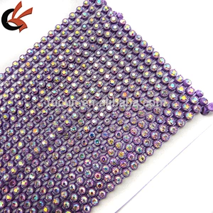 AB rhinestone plastic rhinestone trimming