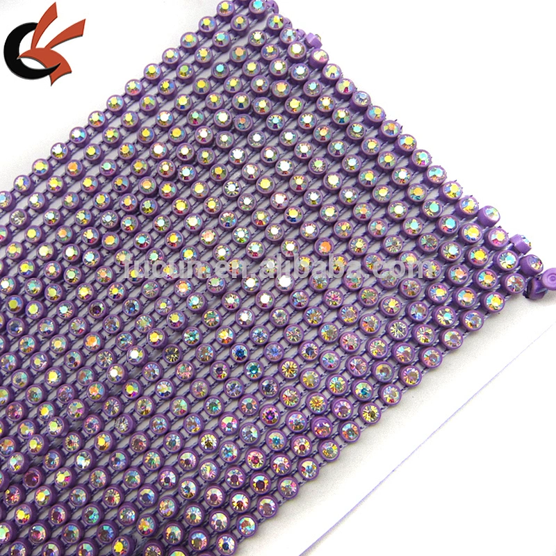 AB rhinestone plastic rhinestone trimming