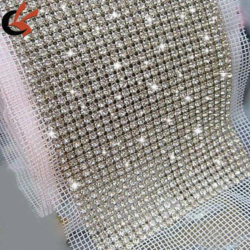 alibaba wholesale rhinestone mesh for garment