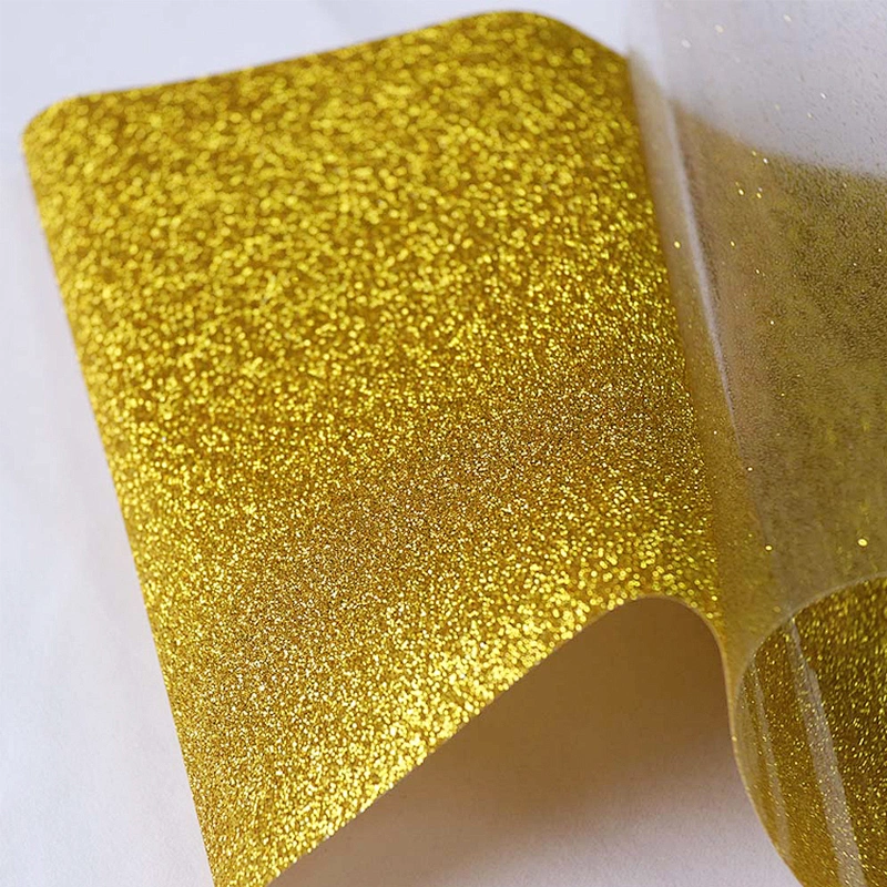 Wholesale Korea Quality Glitter Heat Transfer Press Vinyl Film Rolls Heat Transfer Glitter Vinyl