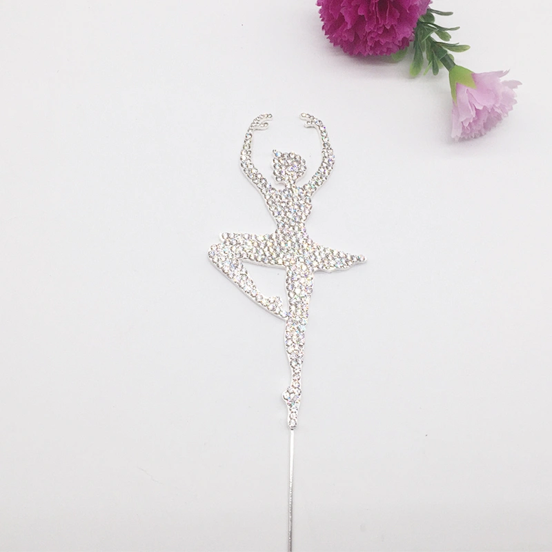 2018 New product girls photo birthday party cake decorations ballet princess tutu cake topper for sale
