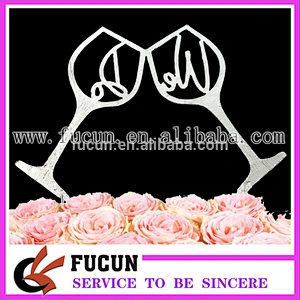 Wholesale Chinese crystal diamante wedding cupcake party decorating supplies
