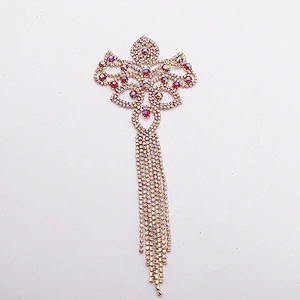 shinny Jewelry ab crystal Tassel Women  brooch