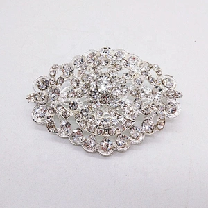 Factory for Sale Rhinestone Wedding Bridal Brooch Pin