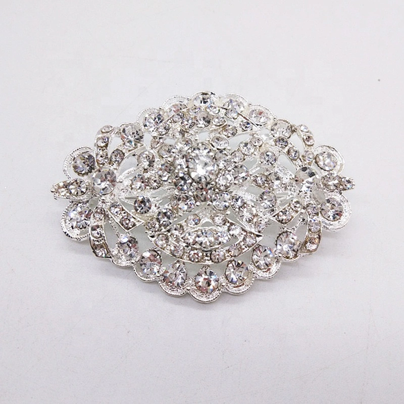 Factory for Sale Rhinestone Wedding Bridal Brooch Pin