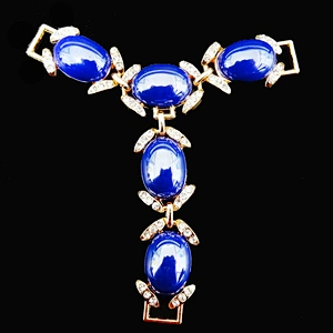 charming uppers for sandals with sapphire blue stones ladies shoes strap parts