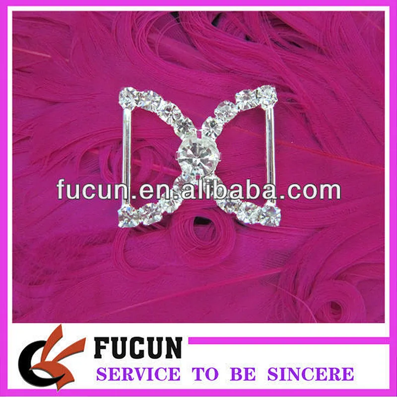 METAL CRYSTAL RHINESTONE BIKINI SWIMWEAR CONNECTORS /BUCKLES