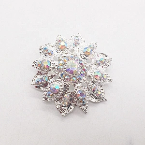 Custom Men Brooch Pin Manufacturer Rhinestone Decoration Jewelry Brooch For Garment