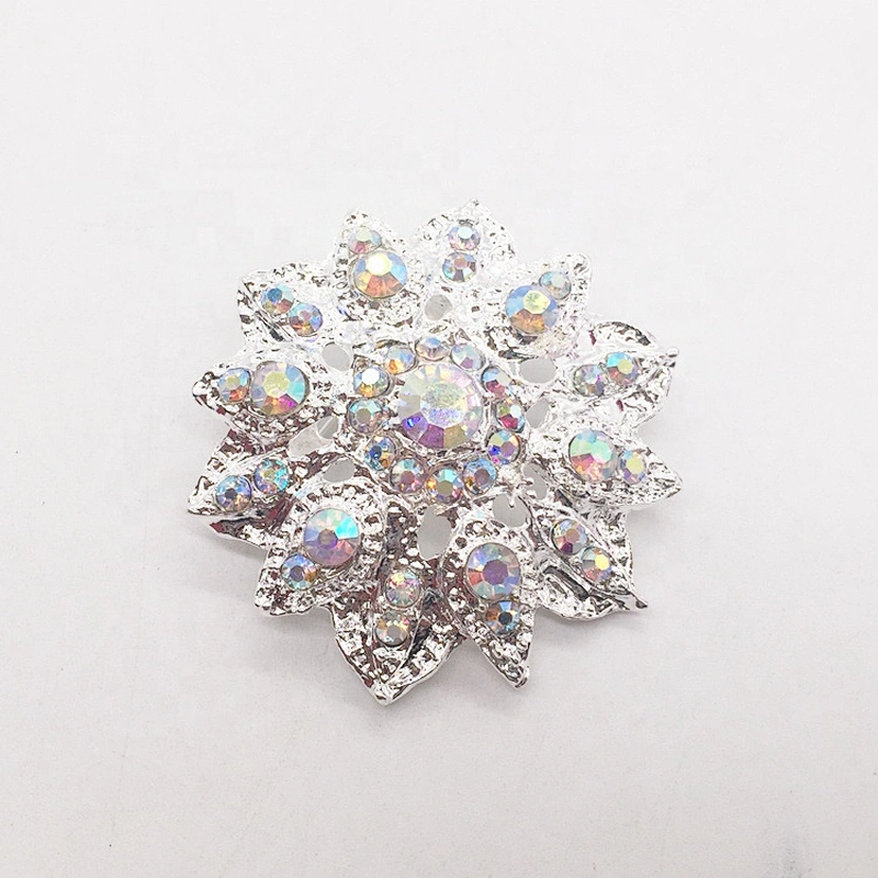 Custom Men Brooch Pin Manufacturer Rhinestone Decoration Jewelry Brooch For Garment