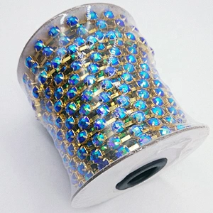DIY sewing accessories craft fancy SS28 resin stone chain trimming