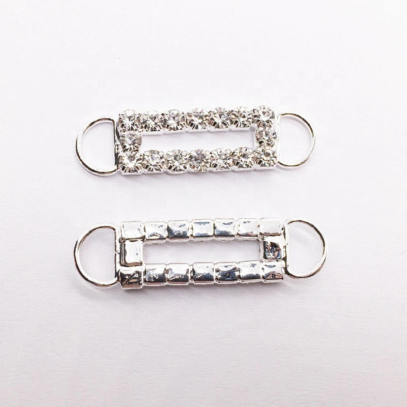 Hot Selling Wholesale Crystal Rhinestone Hardware Buckle Bikini Connectors