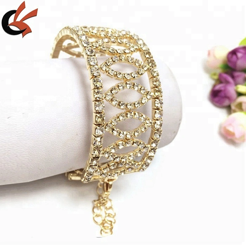 Wholesale Hollow Out Marquise Crystal Rhinestone Bracelet