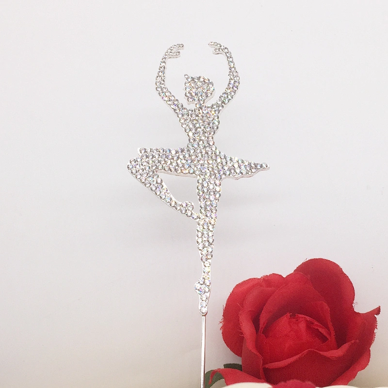 2018 New product girls photo birthday party cake decorations ballet princess tutu cake topper for sale